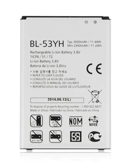 Baterie pro LG G3 (BL-53YH) (originál OEM)