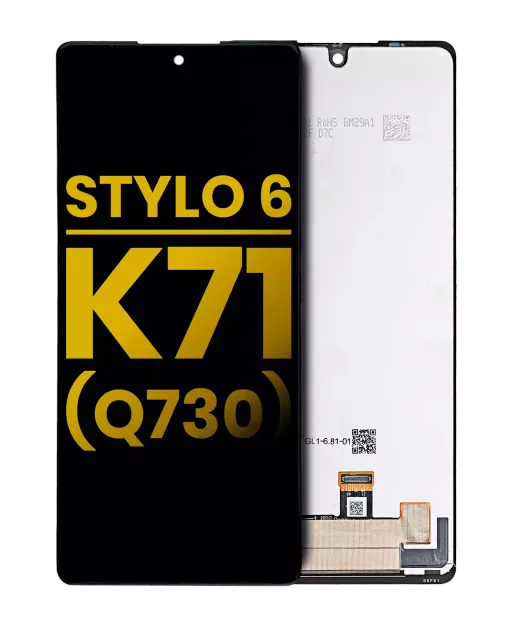 LCD displej bez rámečku pro LG Stylo 6 / K71 (repasovaný) (všechny barvy)