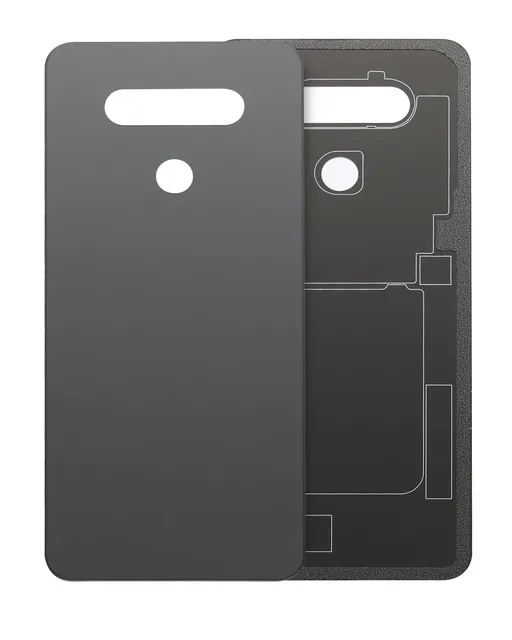 Zadní sklo pro LG K51 (černá)