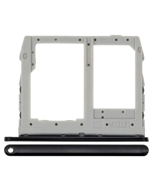 Sim karta + SD karta šuplík pro LG Q60 / K50 (2019 / X520) / K40S (2019 / X430) (šedá)