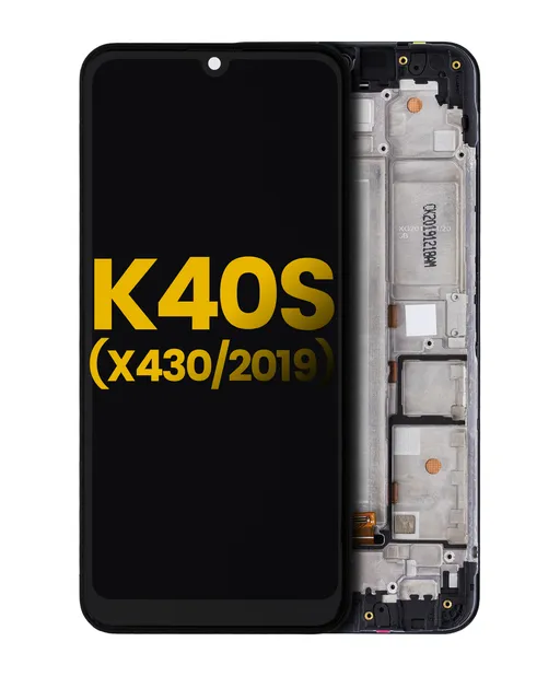 LCD displej s rámečkem pro LG K40s (X430 / 2019) (repasovaný) (všechny barvy)