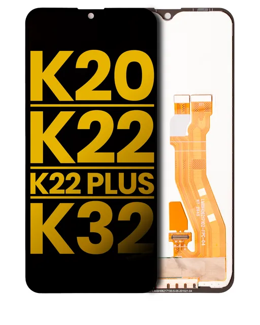 LCD displej bez rámečku pro LG K20 (2020) / K22 / K22 Plus (K220) / K32 (repasovaný) (černá)
