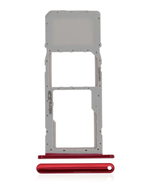 SIM šuplík (jedna SIM) pro LG K22 (2020) (červená)