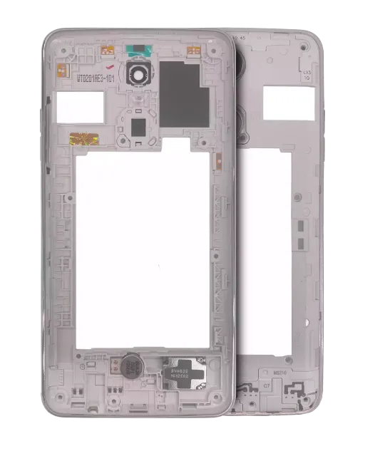 Střední rám (housing) pro LG K8 (2017) / Aristo (US verze) (originál OEM) (stříbrná)