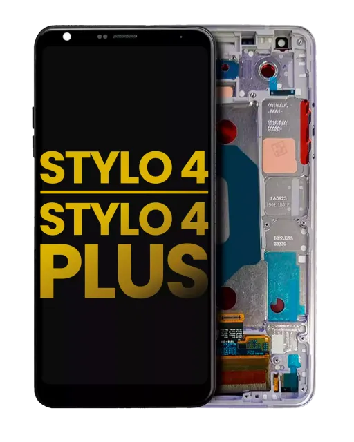 LCD displej s rámečkem pro LG Stylo 4 / Stylo 4 Plus (repasovaný) (Lavender Violet)