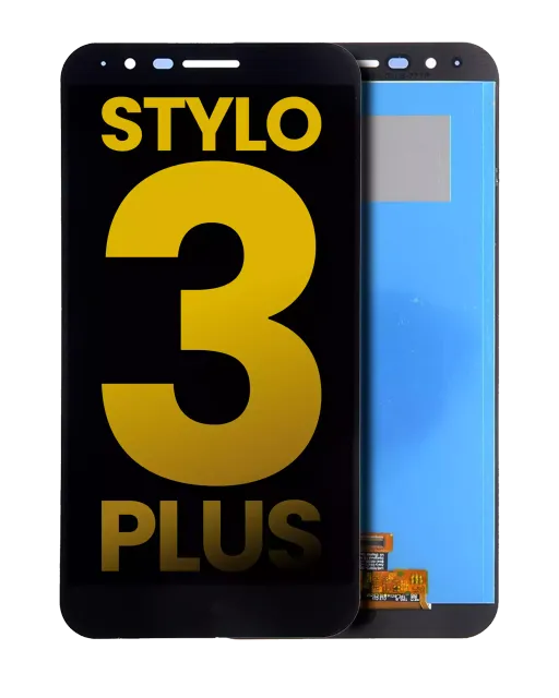 LCD displej bez rámečku pro LG Stylo 3 Plus (TP450 / MP450 / M470) (repasovaný) (černá)