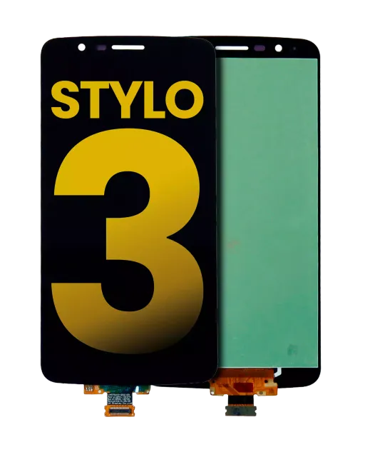 LCD displej bez rámečku pro LG Stylo 3 (repasovaný) (černá)