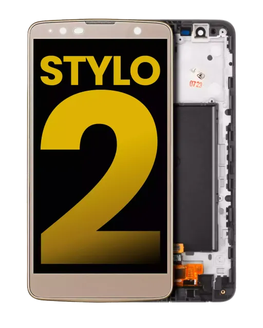LCD displej s rámečkem pro LG G Stylo 2 (repasovaný) (zlatá)