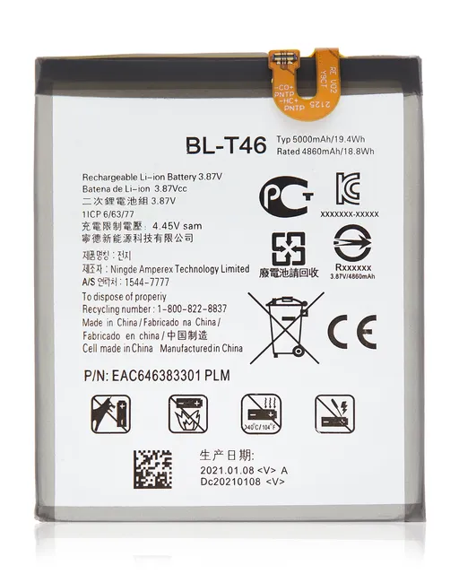 Baterie pro LG V60 ThinQ 5G (BL-T46)