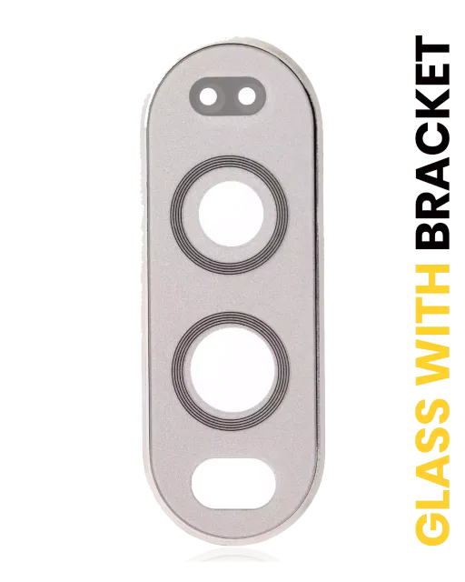 Sklíčko zadní kamery s držákem pro LG V20 (bílá)