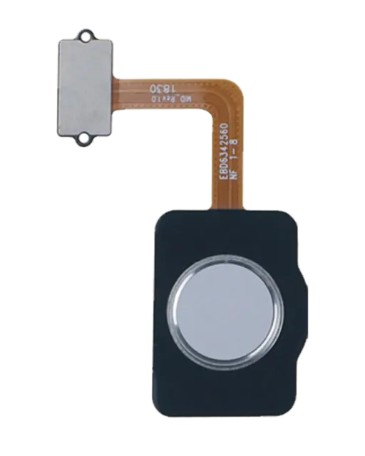 Otisků prstů čtečka s flex kabelem pro LG Q7 Alpha / Q7 Plus (stříbrná)