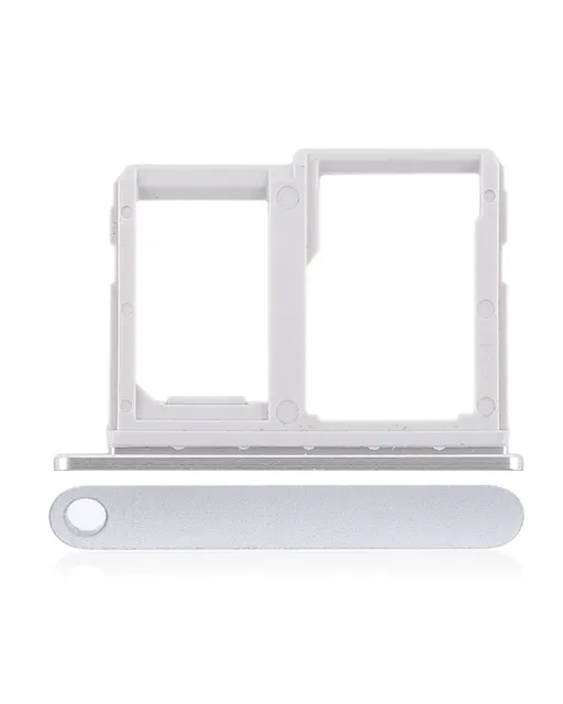 Sim karta + SD karta šuplík pro LG Q6 (M700) (stříbrná)