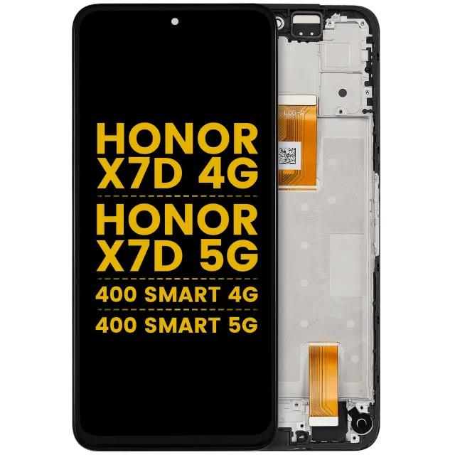 LCD displej s rámečkem pro Honor X7D 4G / X7D 5G / 400 Smart 4G / 400 Smart 5G (repasovaný) (všechny barvy)
