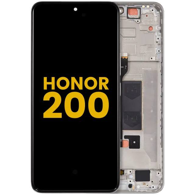 OLED displej s rámečkem pro Honor 200 (repasovaný) (Moonlight White)