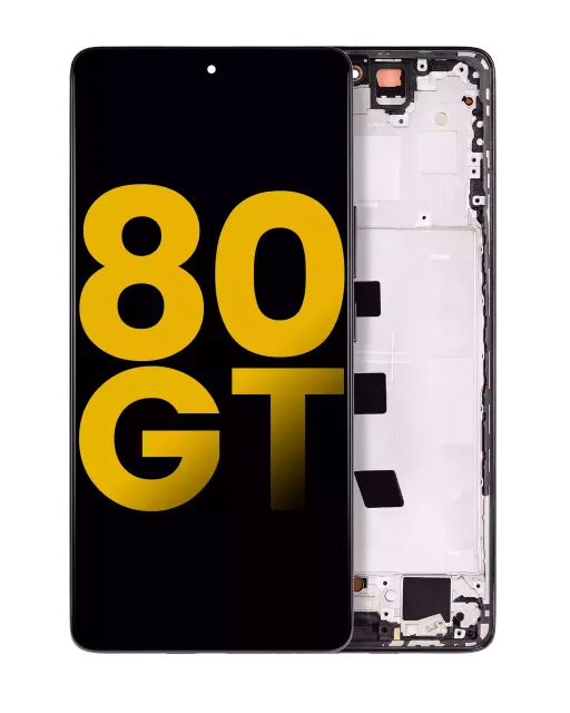 OLED displej s rámečkem pro Honor 80 GT (repasovaný) (černá)