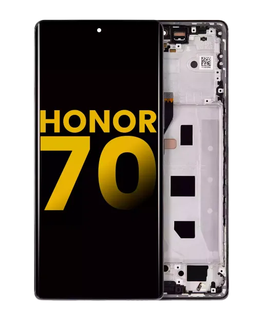 OLED displej s rámečkem pro Honor 70 (repasovaný) (Midnight Black)