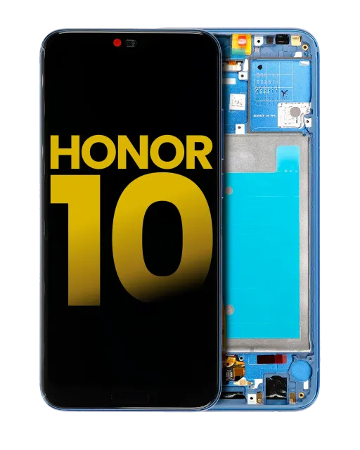 LCD displej s rámečkem pro Huawei Honor 10 (repasovaný) (Phantom Blue)
