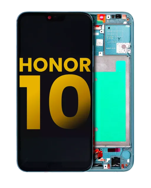 LCD displej s rámečkem pro Huawei Honor 10 (repasovaný) (Glacier Gray)