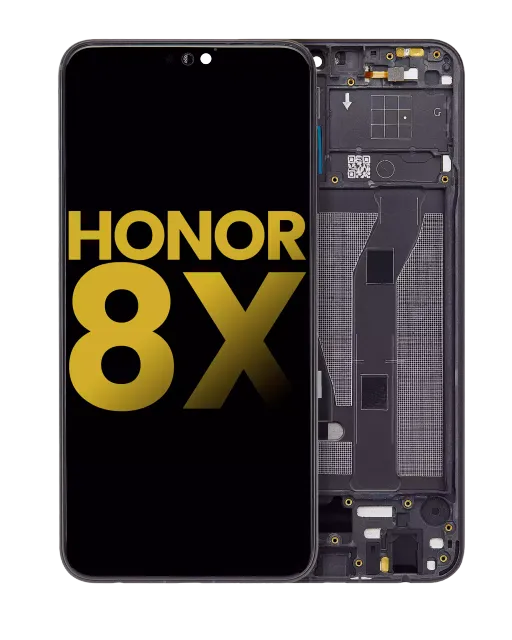 LCD displej bez rámečku pro Honor 8X (repasovaný) (černá)