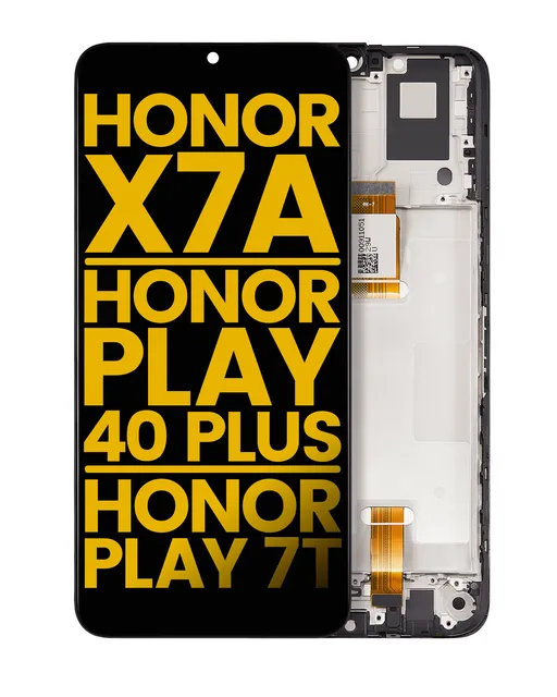 LCD displej s rámečkem pro Honor X7A / Honor Play 40 Plus / Honor Play7T (repasovaný) (všechny barvy)