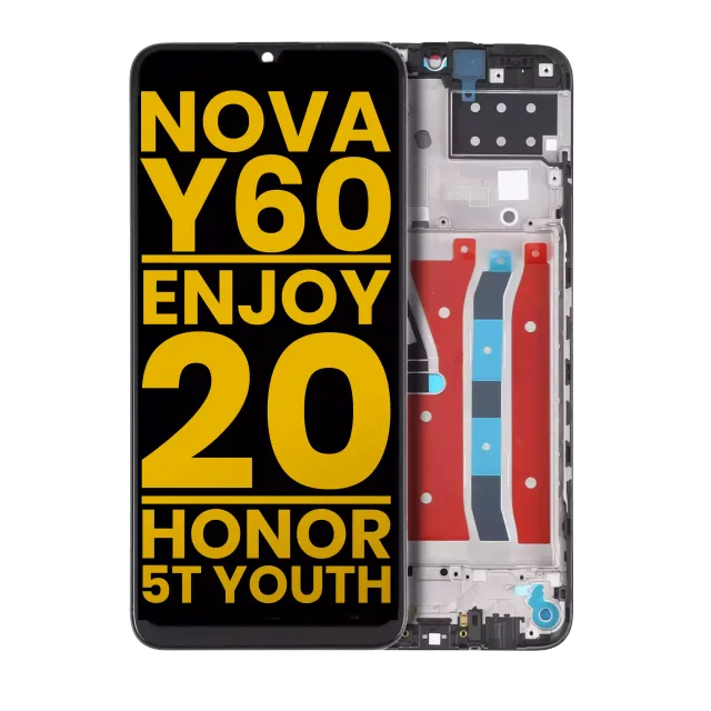 LCD displej s rámečkem pro Huawei Nova Y60 / Huawei Enjoy 20 5G / Honor Play 5T Youth (repasovaný) (všechny barvy)