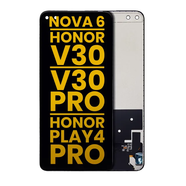 LCD displej bez rámečku pro Huawei Nova 6 4G / 5G / Honor V30 / V30 Pro / Honor Play4 Pro (repasovaný) (všechny barvy)