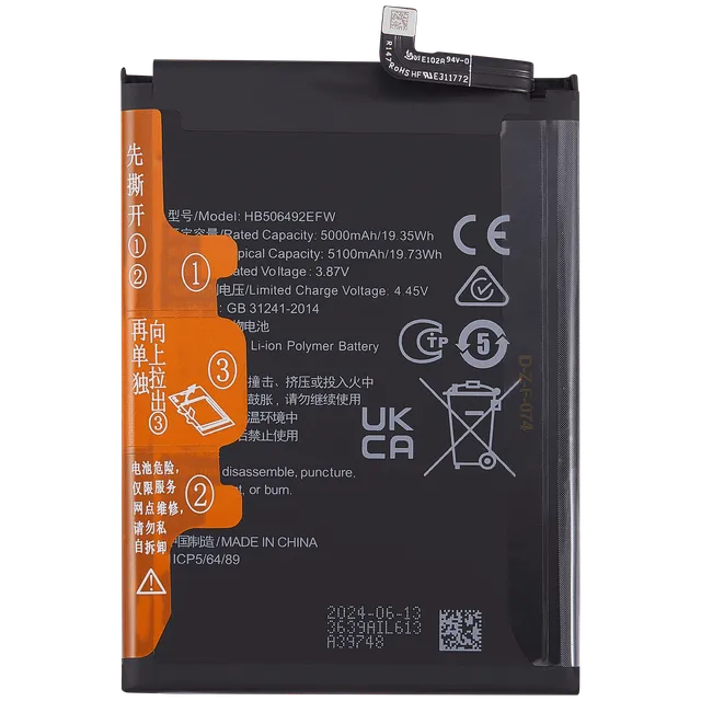 Baterie pro Honor X9A / X40 / Magic5 Lite (HB506492EFW)