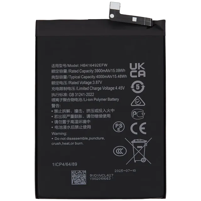 Baterie pro Honor X8 / X30i (HB416492EFW)