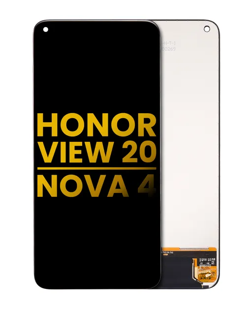 LCD displej bez rámečku pro Huawei Honor View 20 / Huawei Nova 4 (repasovaný) (černá)