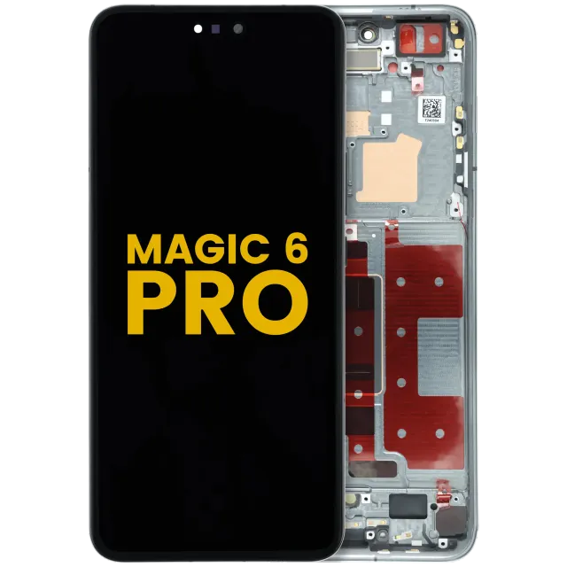 OLED displej s rámečkem pro Honor Magic 6 Pro (repasovaný) (černá)