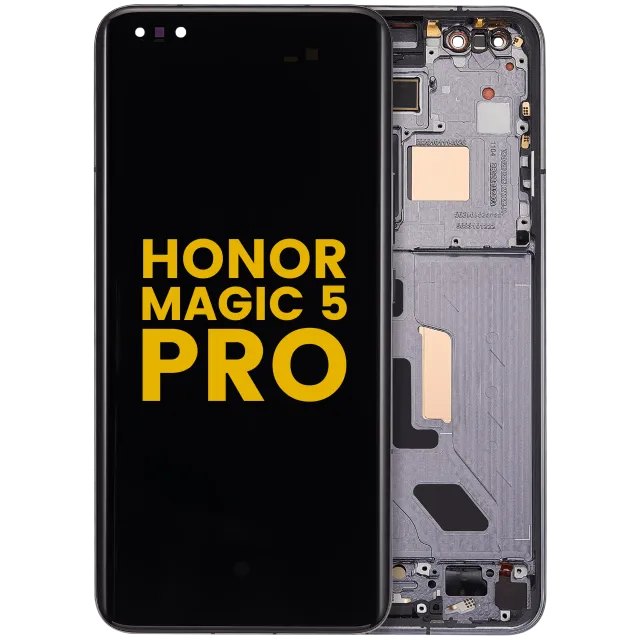 OLED displej s rámečkem pro Honor Magic 5 Pro (repasovaný) (černá)
