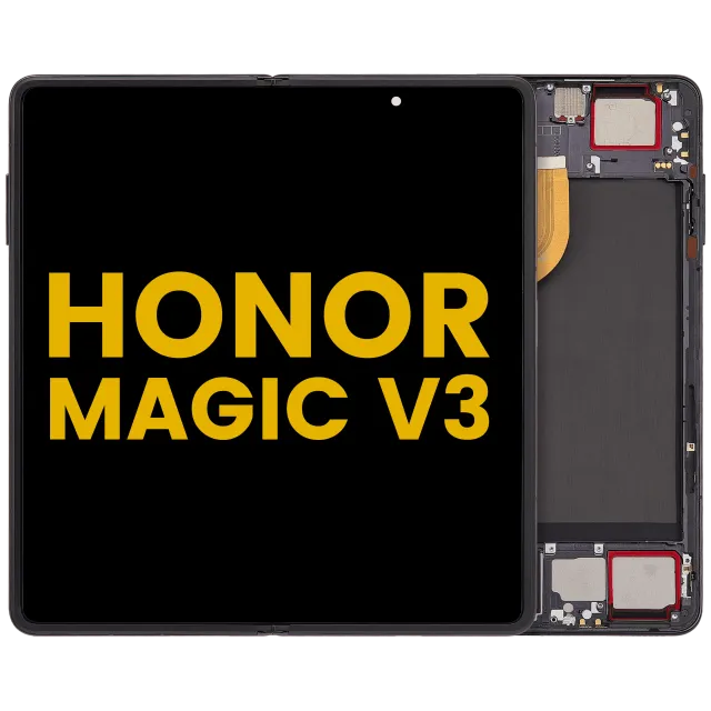 Vnitřní OLED s rámečkem pro Honor Magic V3 (repasovaný) (Velvet Black)