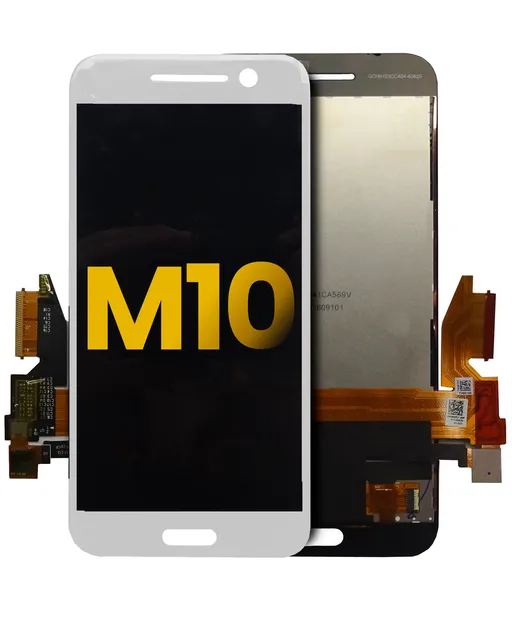 LCD displej bez rámečku pro HTC M10 (repasovaný) (bílá)