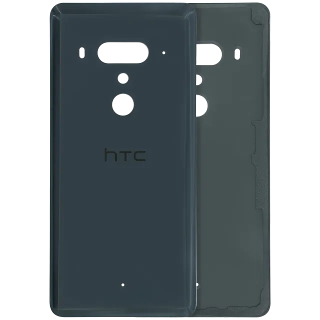Zadní sklo pro HTC U12 Plus (originál OEM) (černá)