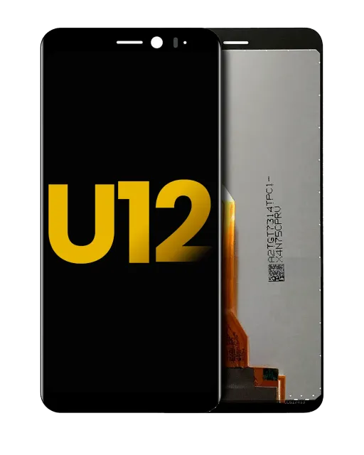 LCD displej bez rámečku pro HTC U12 (repasovaný) (černá)