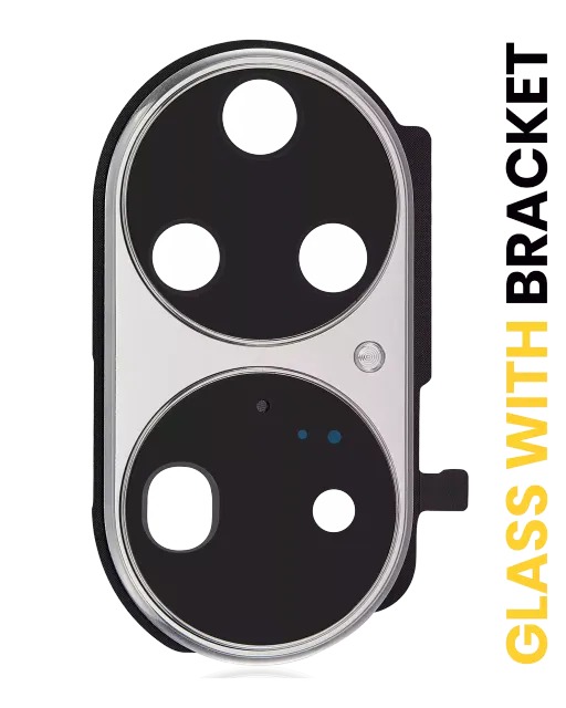 Sklíčko zadní kamery s držákem pro Huawei P50 Pro (Cocoa Gold)