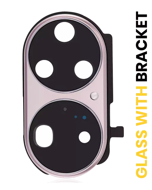 Sklíčko zadní kamery s držákem pro Huawei P50 Pro (Charm Pink)