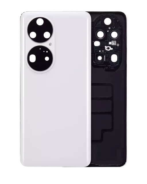 Zadní sklo se sklíčkem kamery pro Huawei P50 Pro (Pearl White)