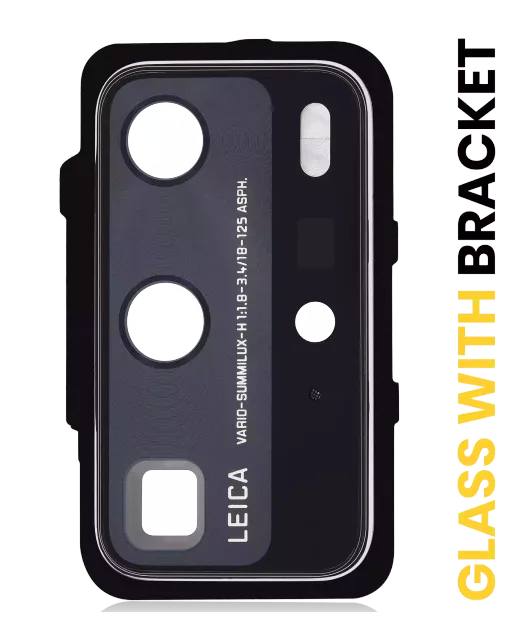 Sklíčko zadní kamery s držákem pro Huawei P40 Pro (Ice White)