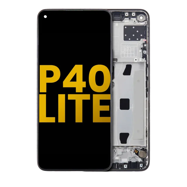 LCD displej s rámečkem pro Huawei P40 Lite 5G (repasovaný) (Midnight Black)