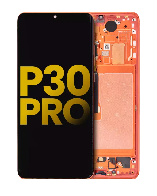 OLED displej s rámečkem pro Huawei P30 Pro (Aftermarket Plus) (oranžová)