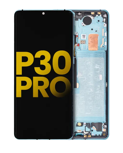 OLED displej s rámečkem pro Huawei P30 Pro (Aftermarket Plus) (Aurora)
