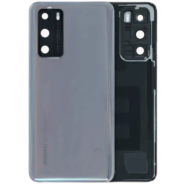 Zadní sklo pro Huawei P40 (2020) (Service Pack) (Ice White)