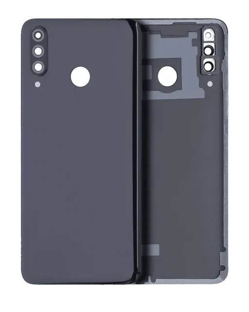 Zadní sklo se sklíčkem kamery pro Huawei P30 Lite / Nova 4E (4GB RAM / Without Logo) (Midnight Black)