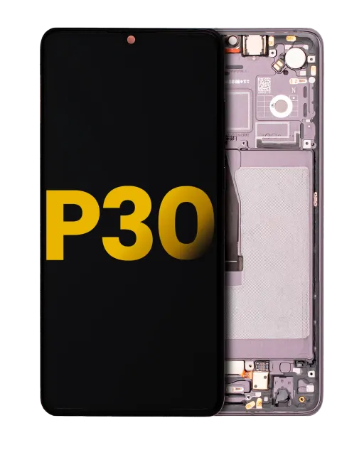 OLED displej s rámečkem pro Huawei P30 (repasovaný) (černá)