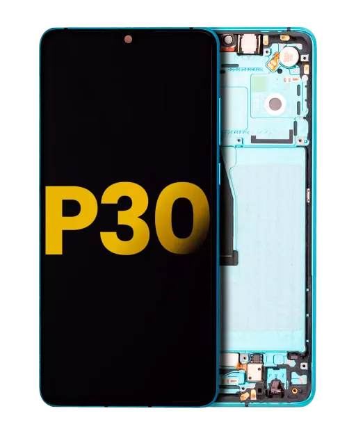 OLED displej s rámečkem pro Huawei P30 (2019) (repasovaný) (Aurora)