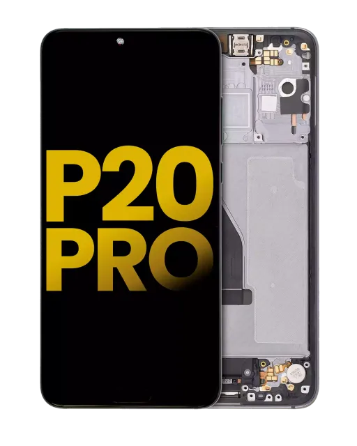 OLED displej s rámečkem pro Huawei P20 Pro (repasovaný) (černá)