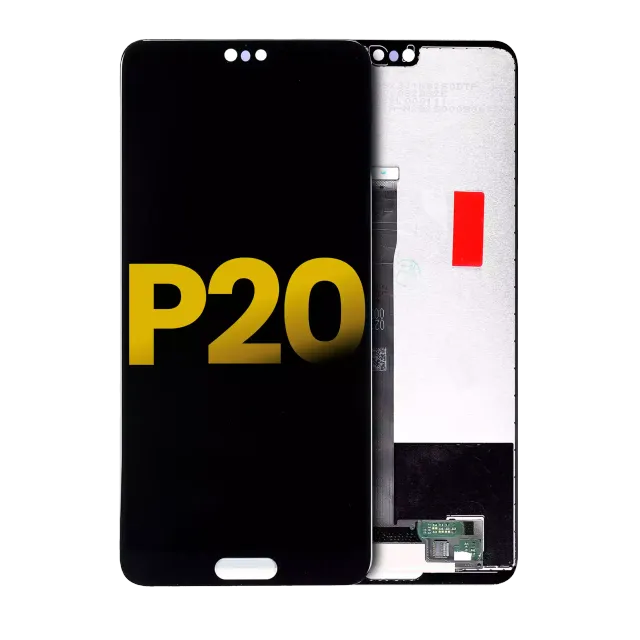 LCD displej bez rámečku pro Huawei P20 (repasovaný) (černá)