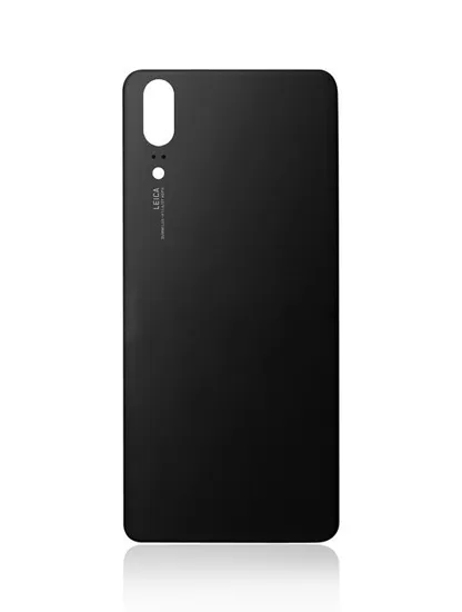 Zadní sklo pro Huawei P20 (černá)