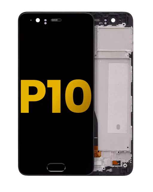LCD displej s rámečkem pro Huawei P10 (repasovaný) (černá)